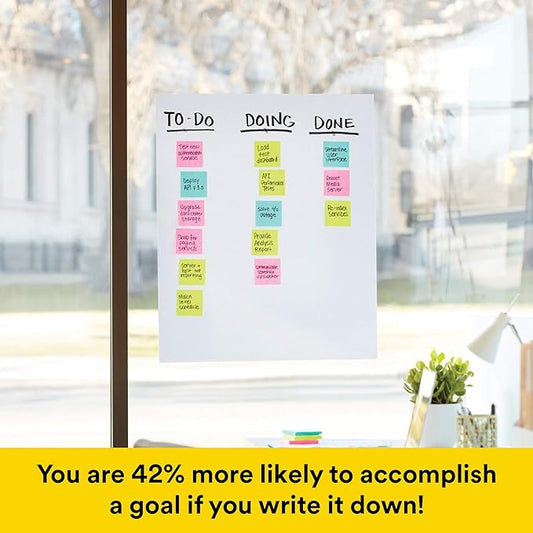 3M Post-it Sticky Note Cube 200 Sheets – 4 Colors x 50 Sheets (7.6 cm x 7.6 cm)