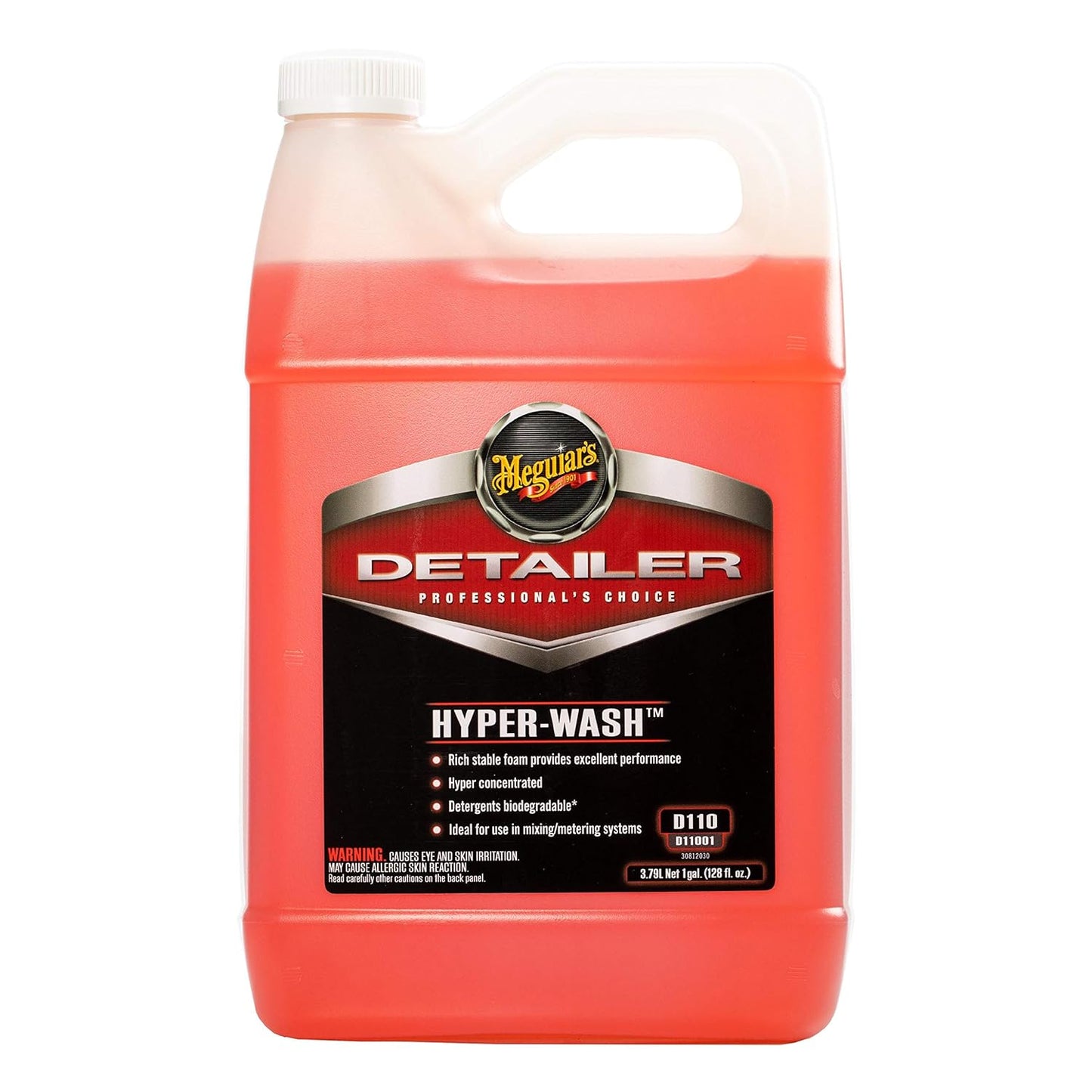 Meguiar’s Hyper-Wash Car Washing Liquid, 3.79L – 1 Gallon