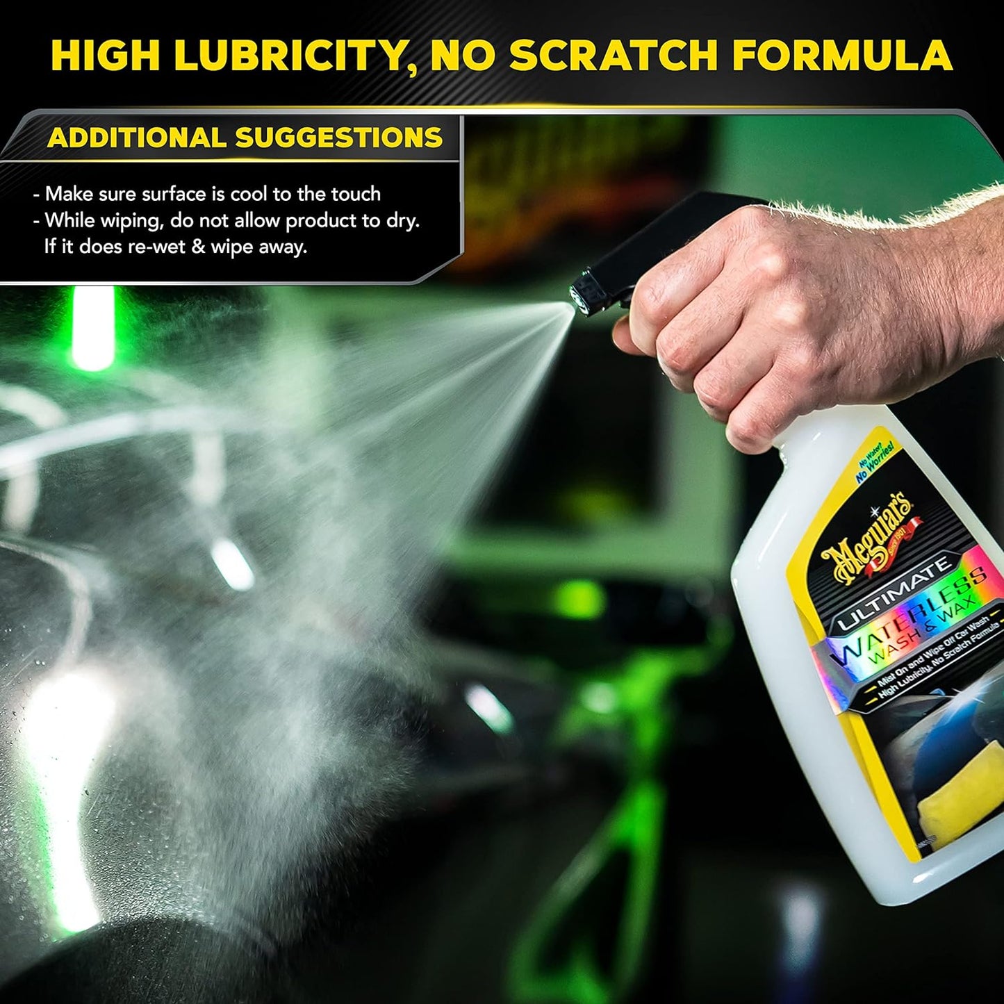 Meguiar’s® Ultimate Waterless Wash & Wax Spray G3626 – 768ml