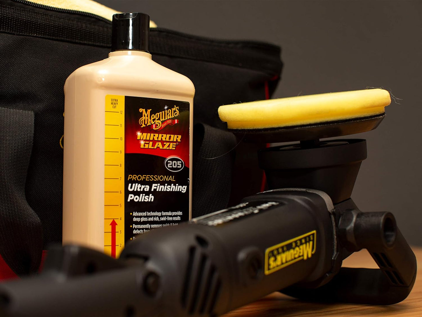 Meguiar’s M205 Mirror Glaze Professional Ultra Finishing Polish For Car, 3.79L