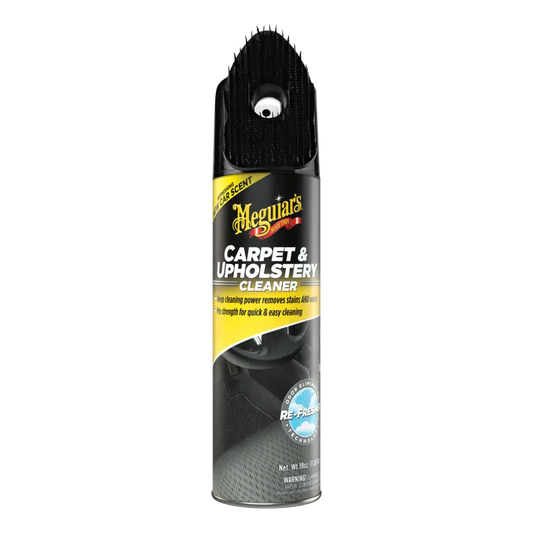Meguiar’s Carpet & Upholstery Cleaner – Car Floor Cleaner with Clip-on Brush – 539g 19 oz