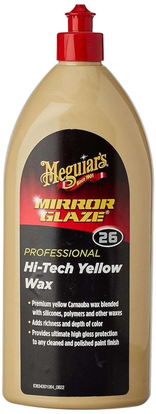 Meguiar’s M26 Mirror Glaze Professional Hi-Tech Yellow Wax 1L